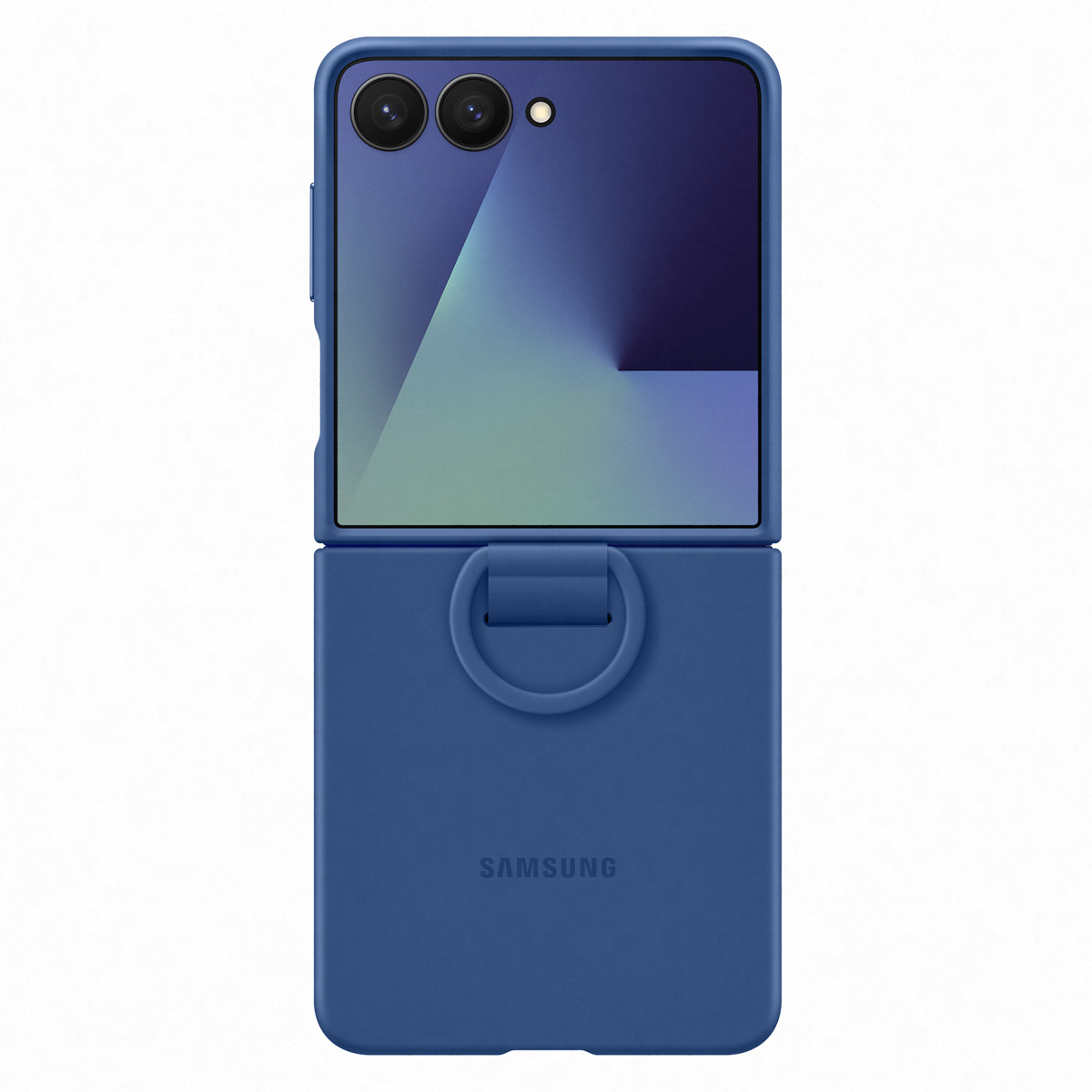 Originele Silicone Cover Ring Samsung Galaxy Z Flip 7 - Blue - Afbeelding 2