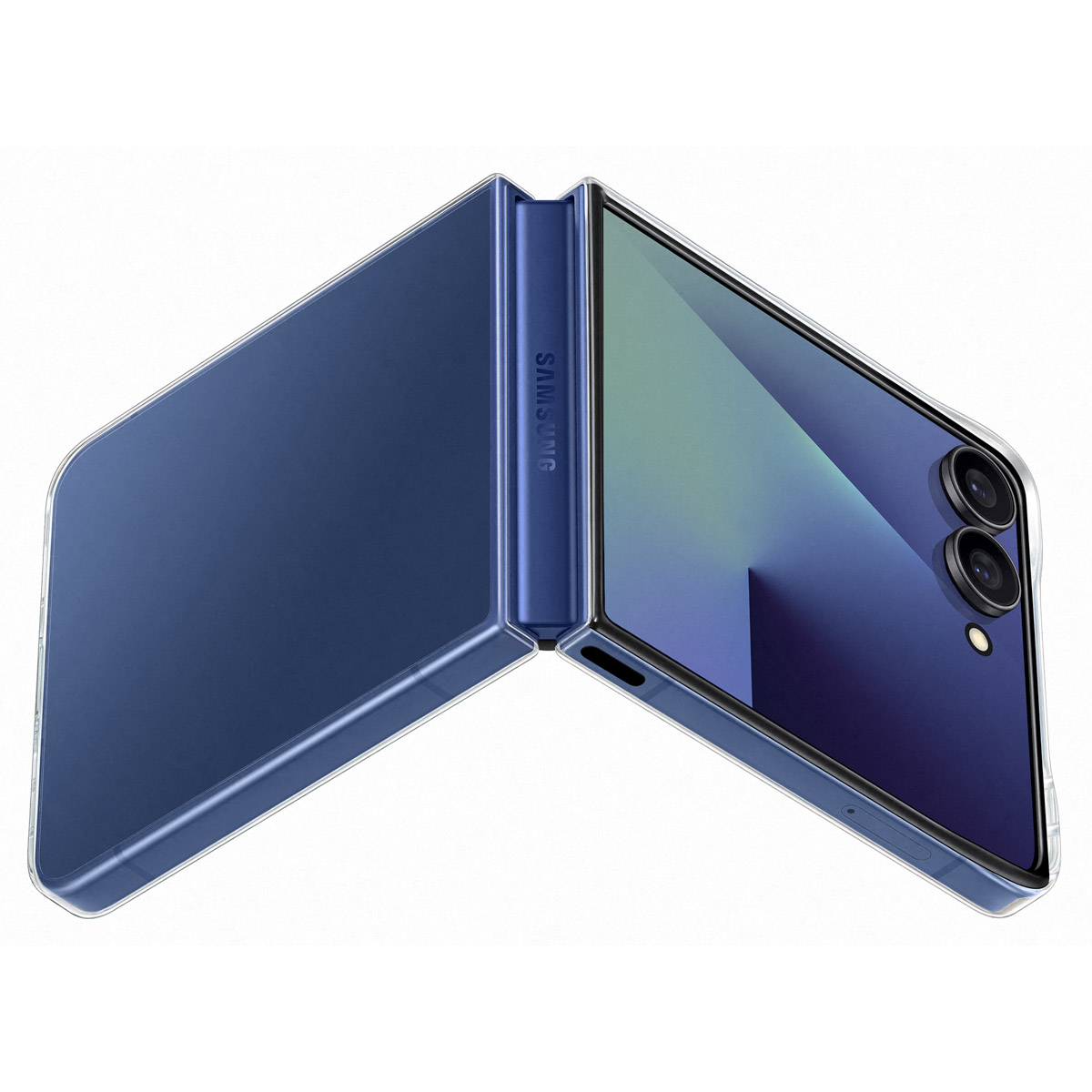 Originele Clear Case Samsung Galaxy Z Flip 7 - Transparant - Afbeelding 5