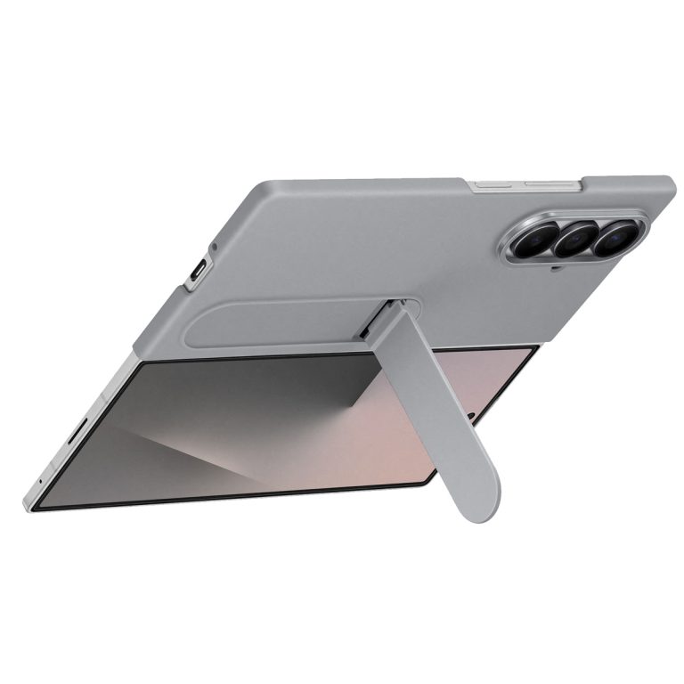 Silicone Case met stand Samsung Galaxy Z Fold 7 - Gray