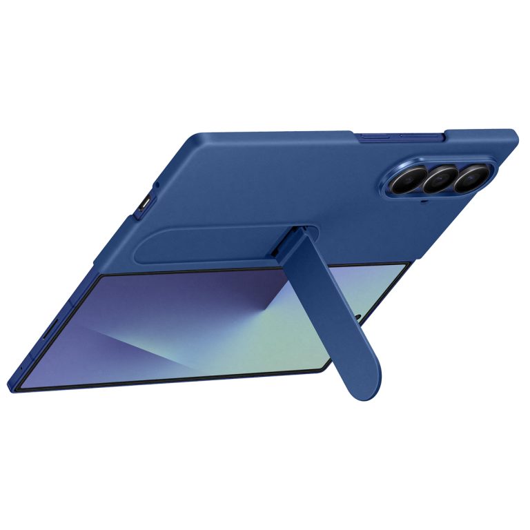 Silicone Case met stand Samsung Galaxy Z Fold 7 - Blue - Afbeelding 4