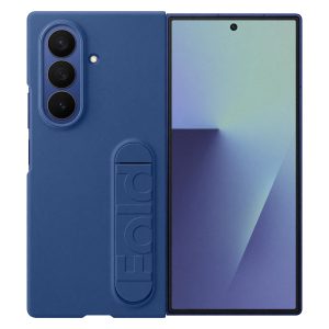 Silicone Case met stand Samsung Galaxy Z Fold 7 - Blue