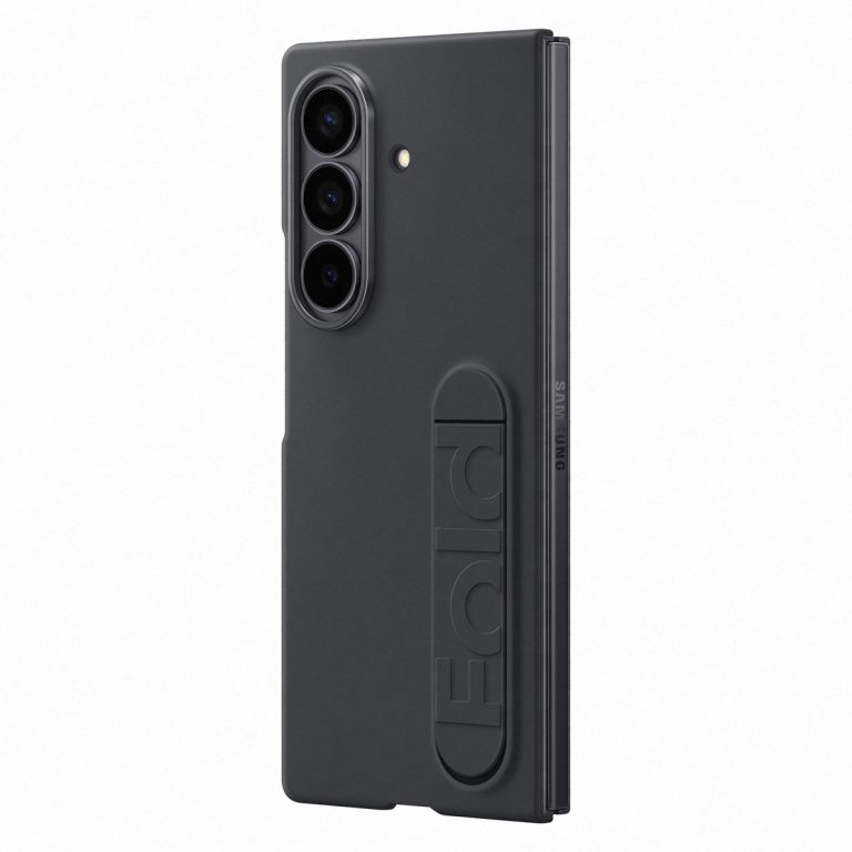 Silicone Case met stand Samsung Galaxy Z Fold 7 - Black - Afbeelding 5