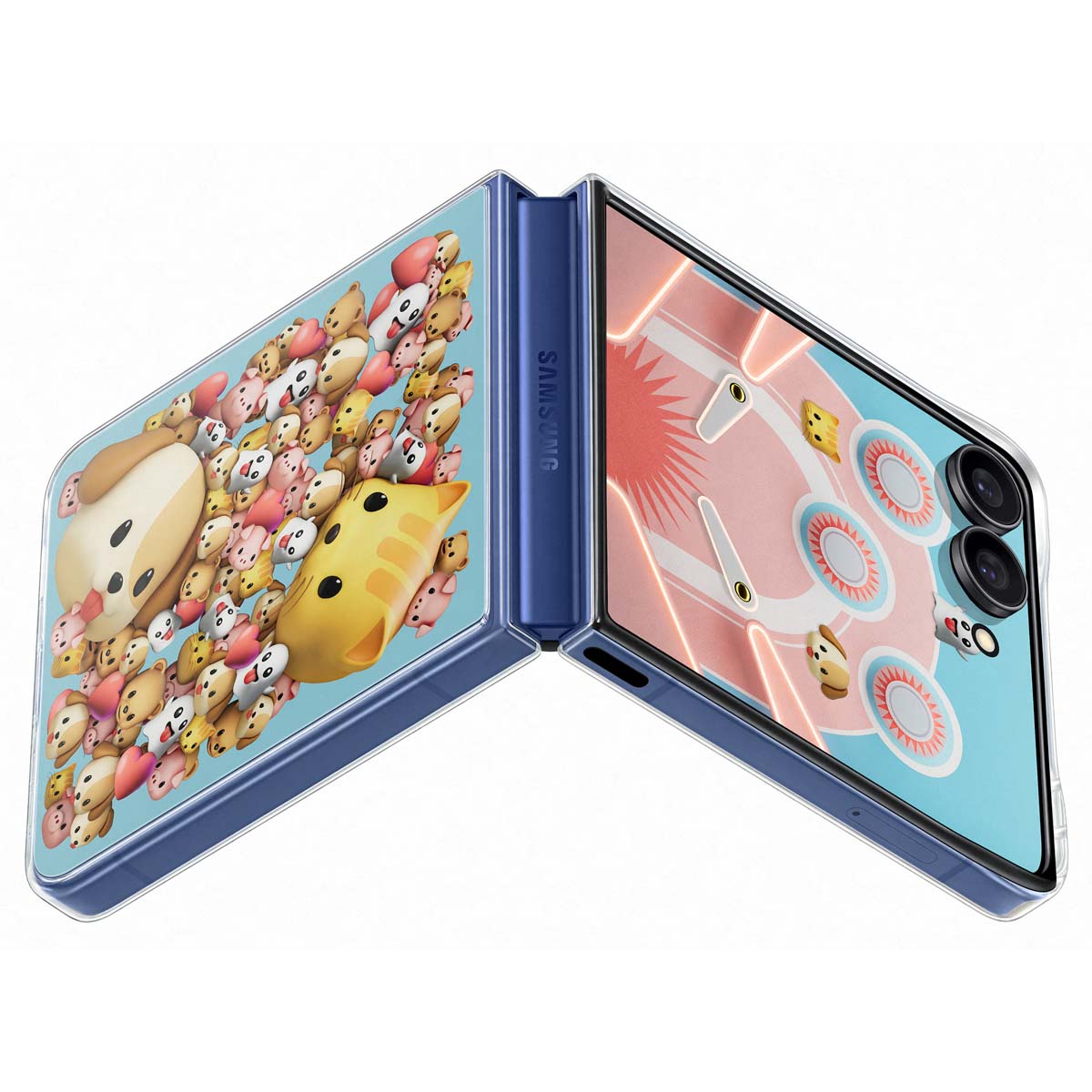 Originele FlipSuit Case Samsung Galaxy Z Flip 7 - Transparant - Afbeelding 6