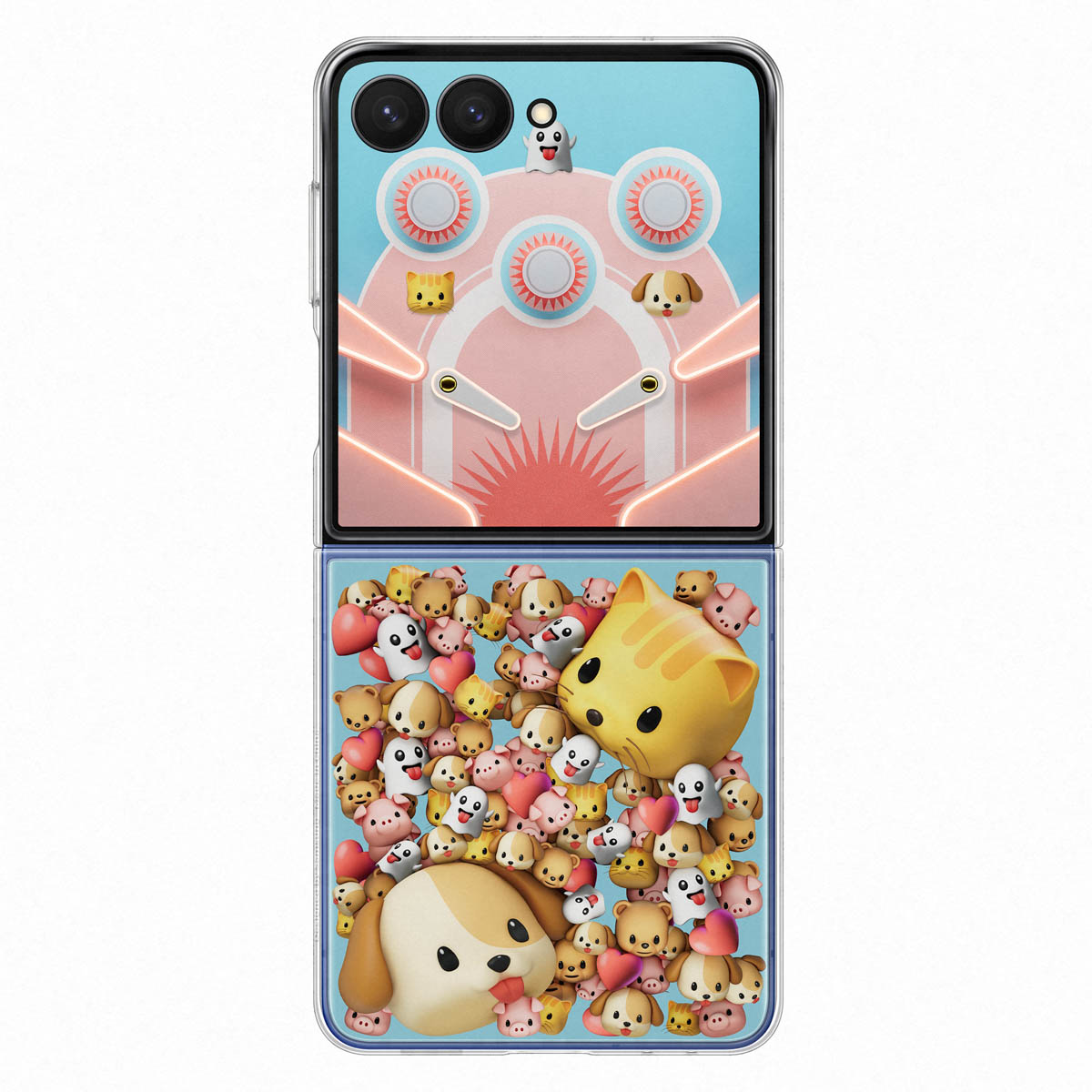 Originele FlipSuit Case Samsung Galaxy Z Flip 7 - Transparant - Afbeelding 2