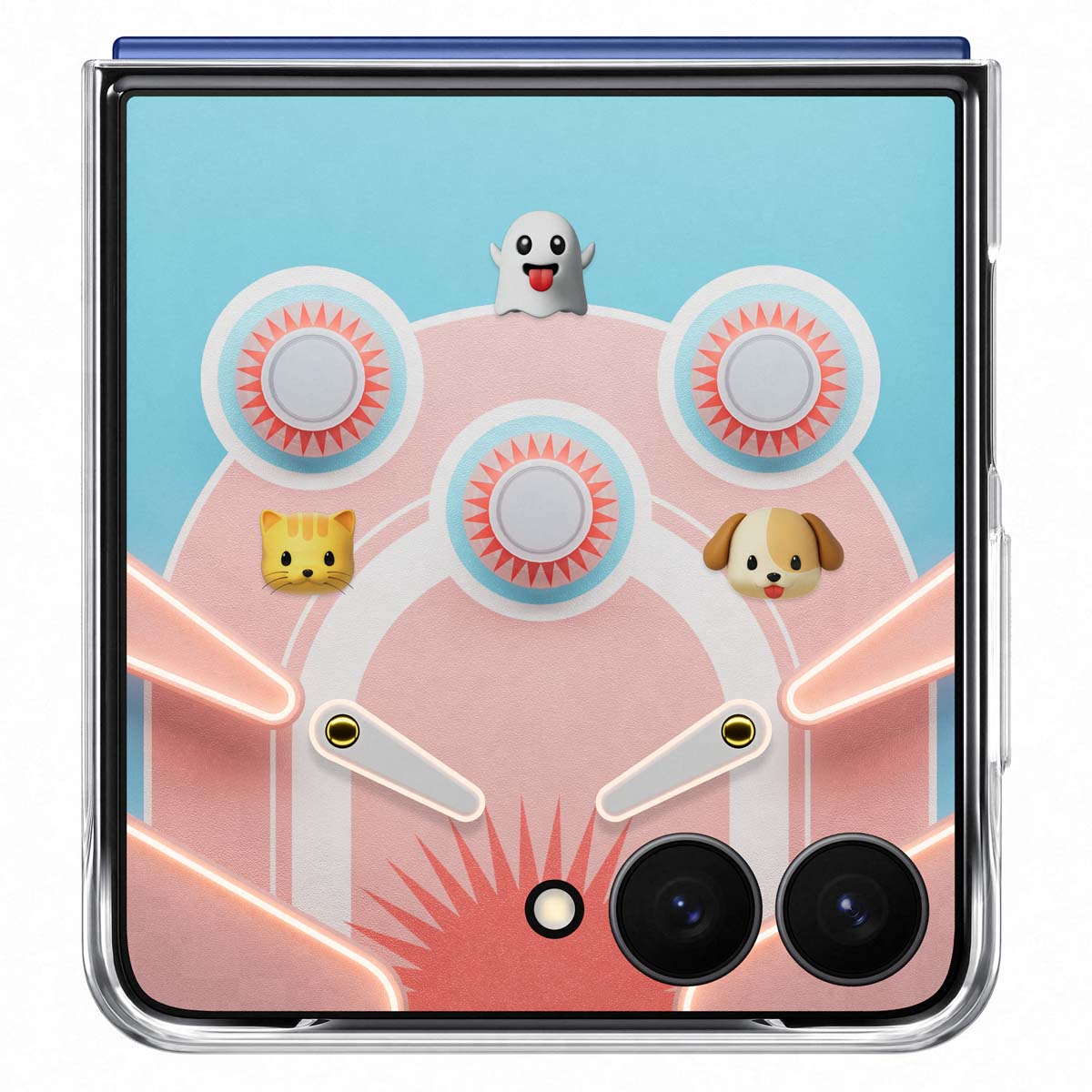 Originele FlipSuit Case Samsung Galaxy Z Flip 7 - Transparant - Afbeelding 4