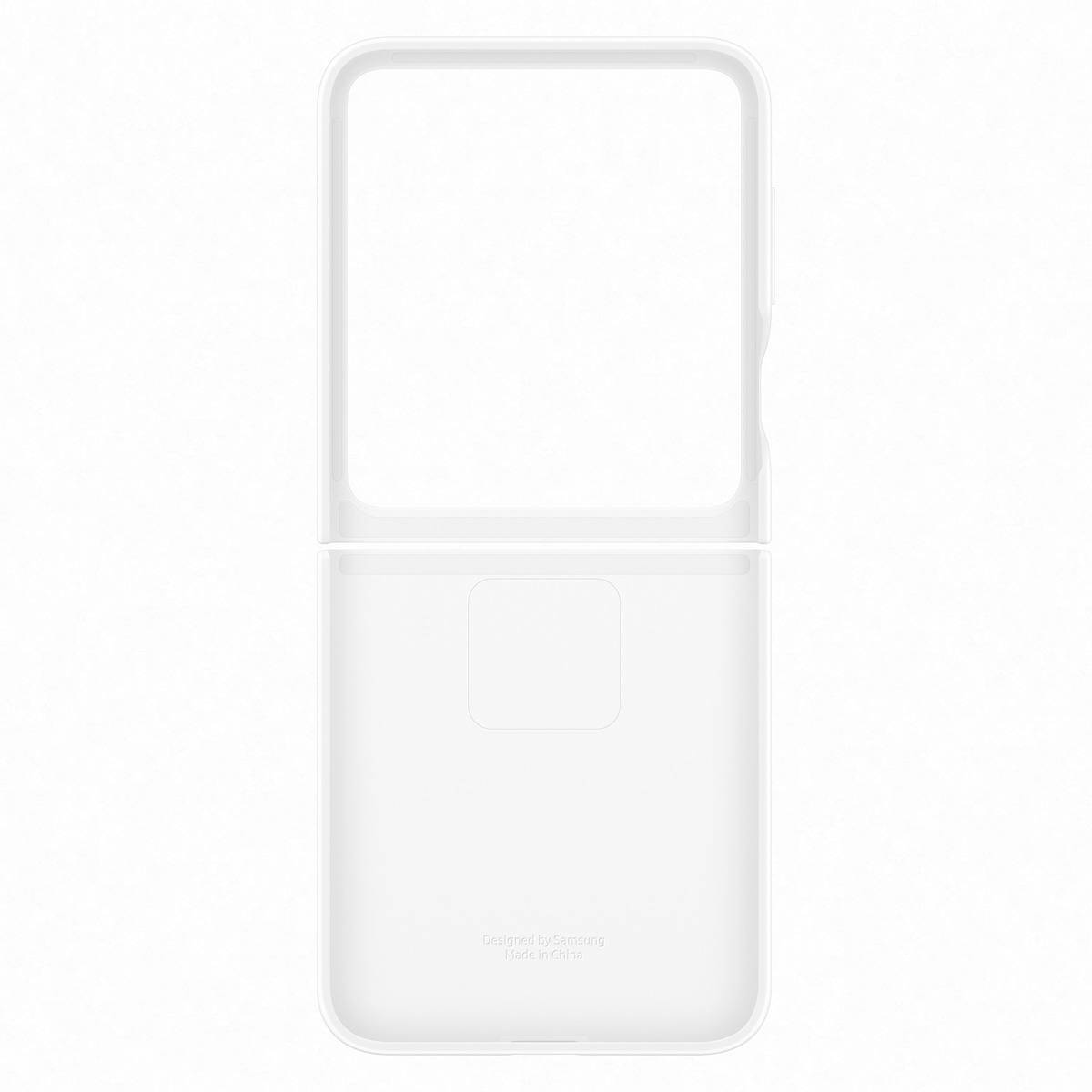 Originele Silicone Cover Ring Samsung Galaxy Z Flip 6 / Flip 7 FE - White - Afbeelding 2