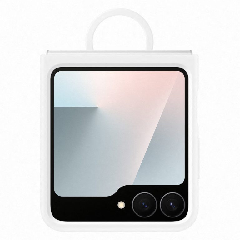Originele Silicone Cover Ring Samsung Galaxy Z Flip 6 / Flip 7 FE - White - Afbeelding 4