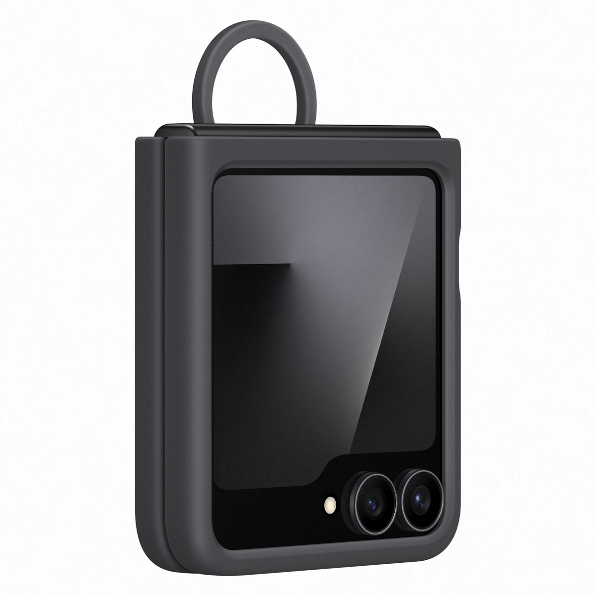 Originele Silicone Cover Ring Samsung Galaxy Z Flip 6 / Flip 7 FE - Black - Afbeelding 6