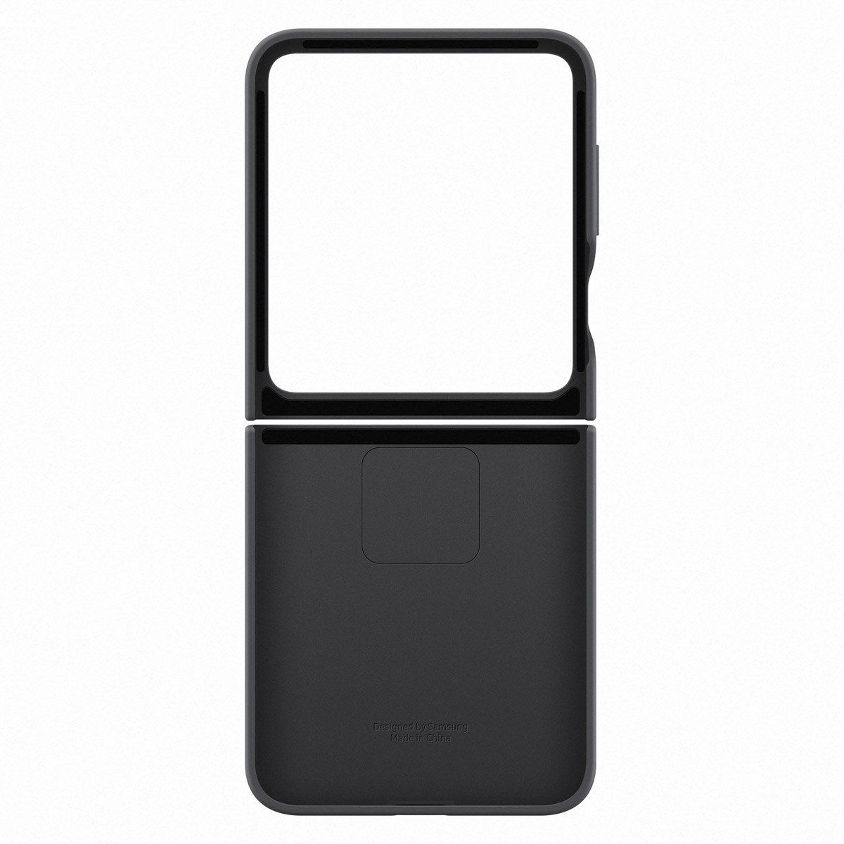Originele Silicone Cover Ring Samsung Galaxy Z Flip 6 / Flip 7 FE - Black - Afbeelding 2