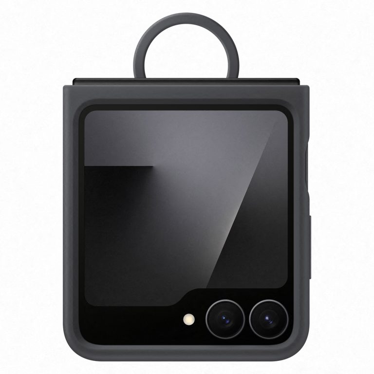 Originele Silicone Cover Ring Samsung Galaxy Z Flip 6 / Flip 7 FE - Black - Afbeelding 2