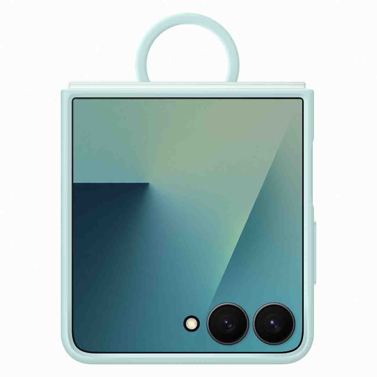 Originele Silicone Cover Ring Samsung Galaxy Z Flip 7 - Mint - Afbeelding 3