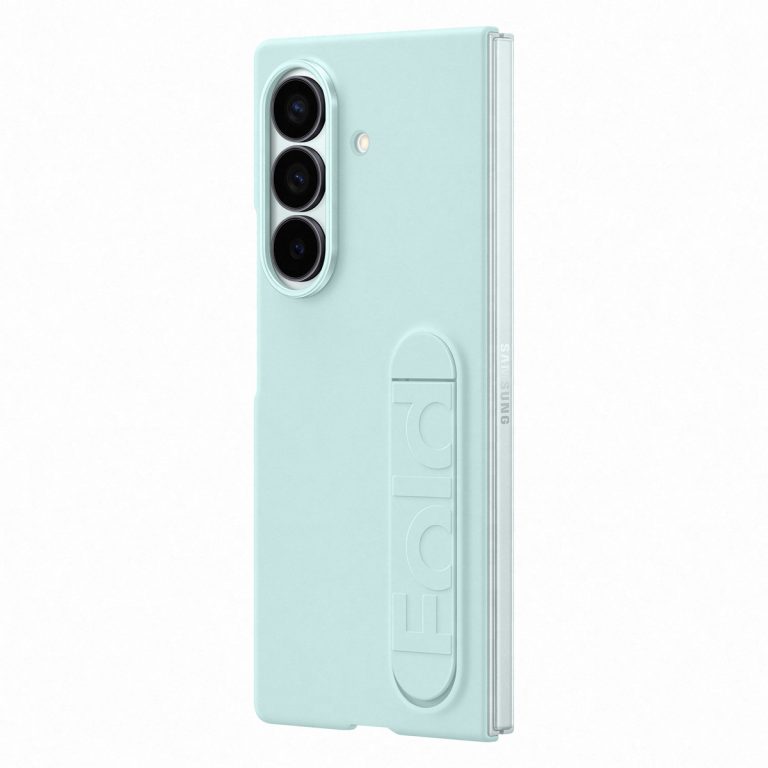 Silicone Case met stand Samsung Galaxy Z Fold 7 - Mint - Afbeelding 4