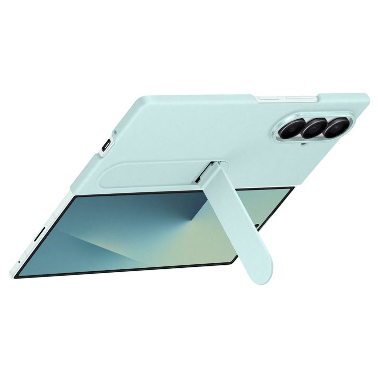 Silicone Case met stand Samsung Galaxy Z Fold 7 - Mint - Afbeelding 2