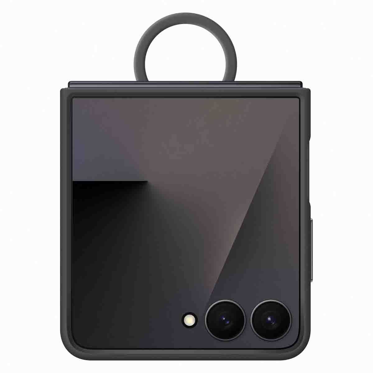 Originele Silicone Cover Ring Samsung Galaxy Z Flip 7 - Black - Afbeelding 3