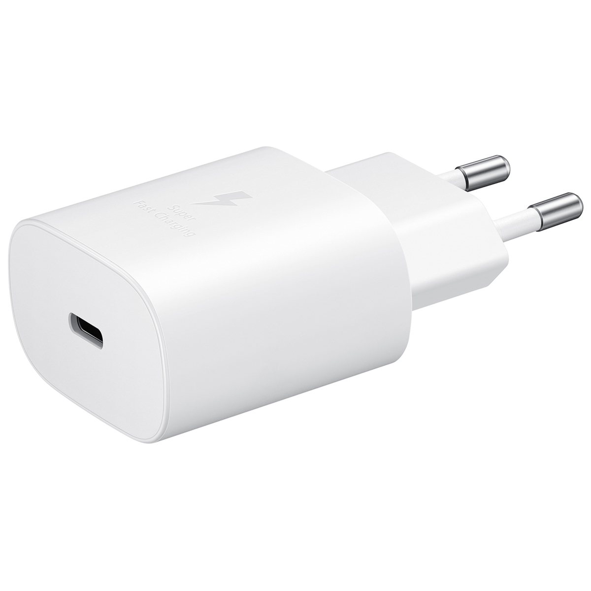 Samsung Originele Fast Charging Adapter USB-C Oplader in Fabrieksverpakking – 25 Watt – Wit