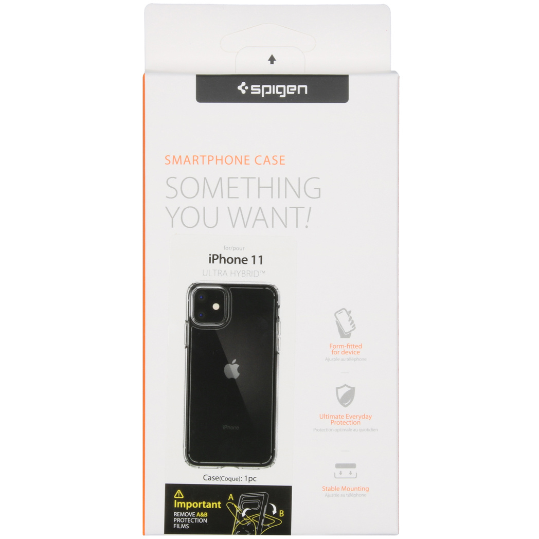 Spigen Ultra Hybrid Backcover Apple iPhone 11 - Transparant - Afbeelding 10