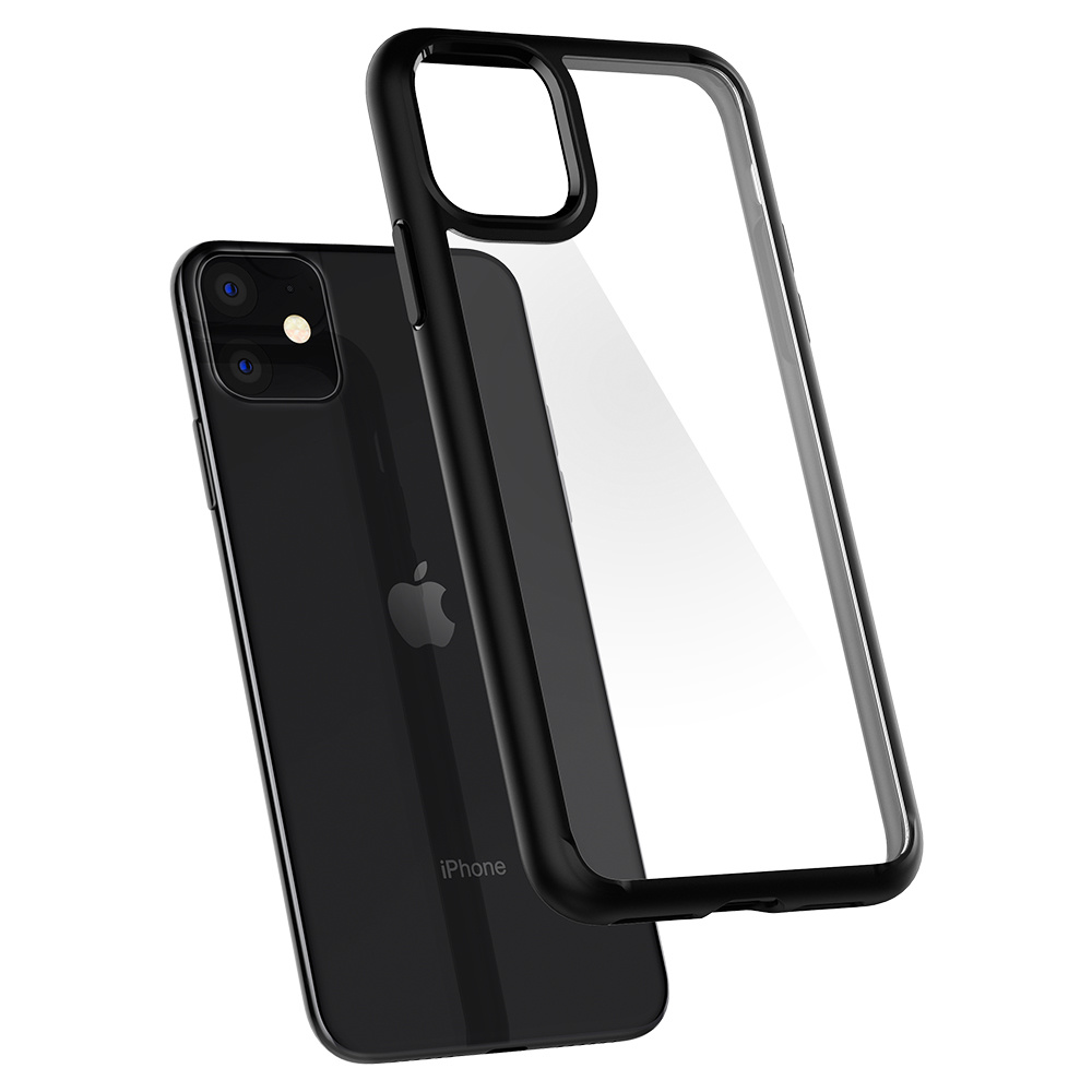 Spigen Ultra Hybrid Backcover Apple iPhone 11 - Zwart - Afbeelding 4