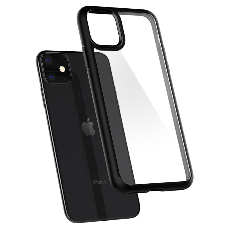 Spigen Ultra Hybrid Backcover Apple iPhone 11 - Zwart - Afbeelding 6