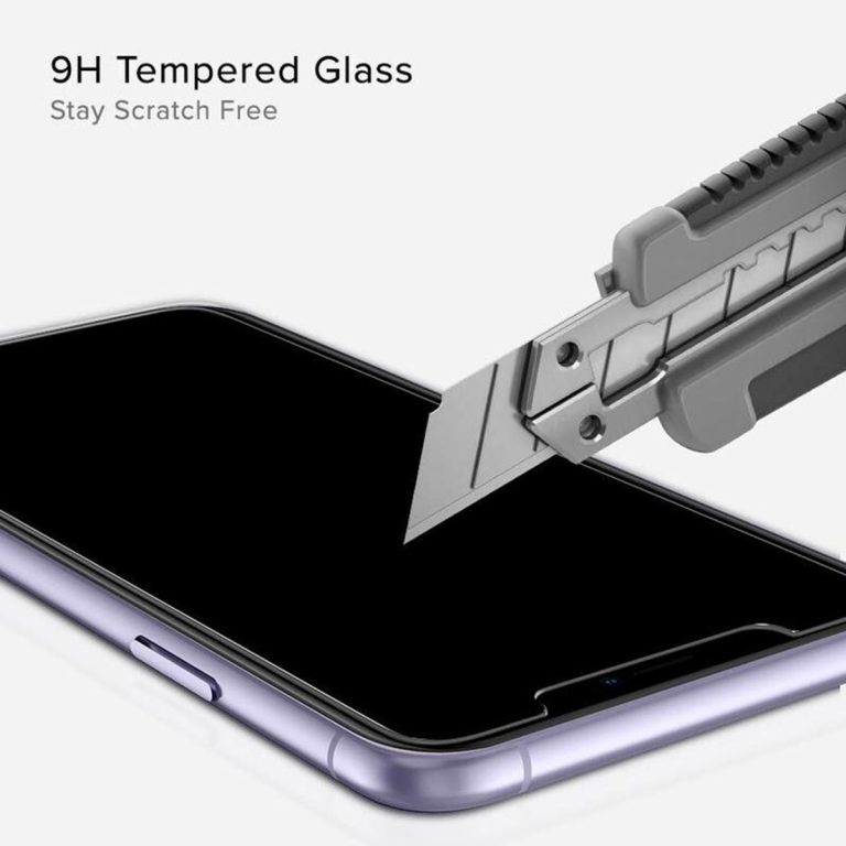 Spigen GLAStR EZ Fit Screenprotector + Applicator Apple iPhone 11 - Afbeelding 6