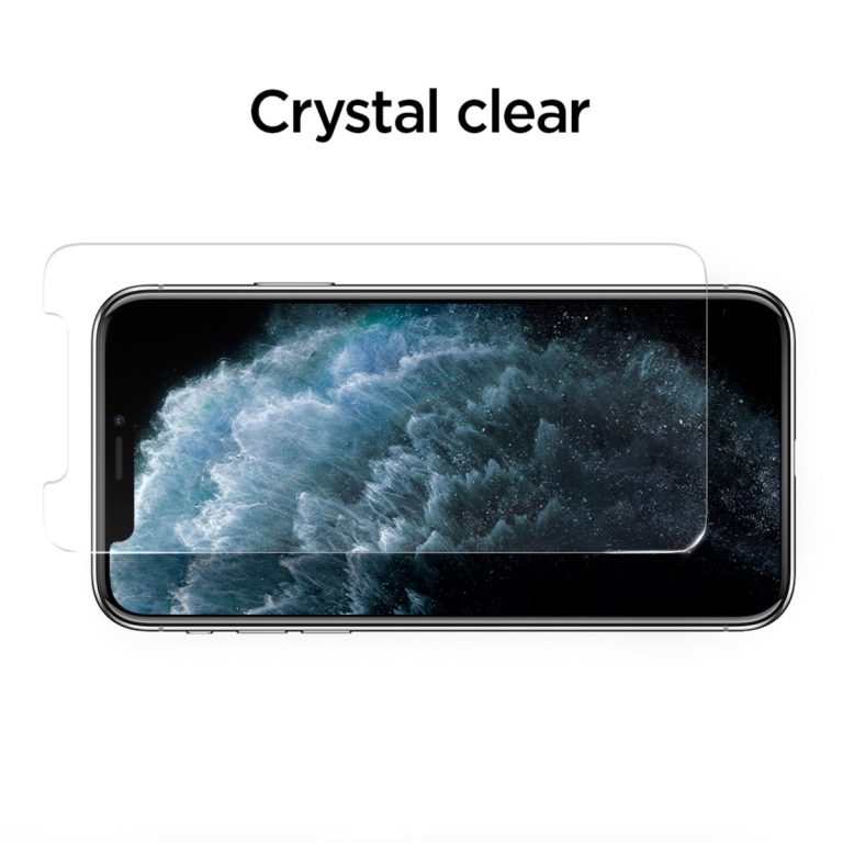 Spigen GLAStR EZ Fit Screenprotector + Applicator Apple iPhone 11 Pro / Xs / X - Afbeelding 5