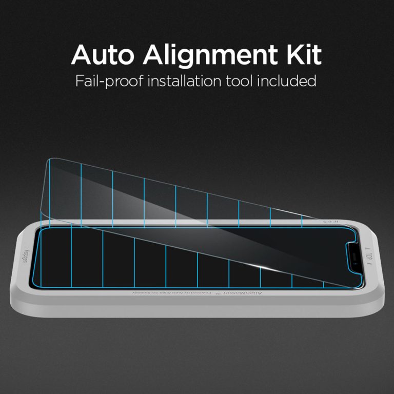 Spigen GLAStR EZ Fit Screenprotector + Applicator Apple iPhone 11 Pro / Xs / X - Afbeelding 2