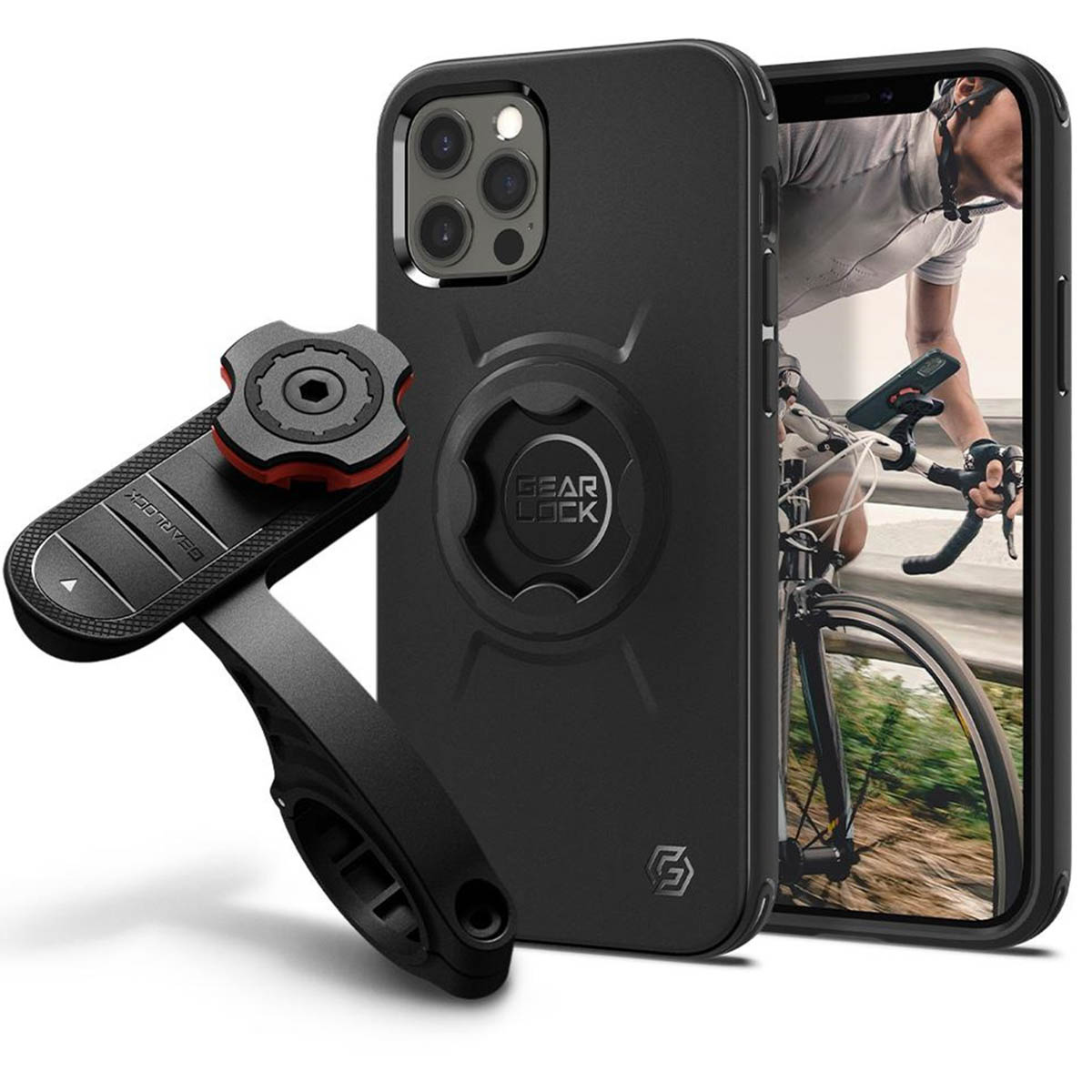 Spigen GearLock Backcover Apple iPhone 12 (Pro) - Zwart - Afbeelding 6