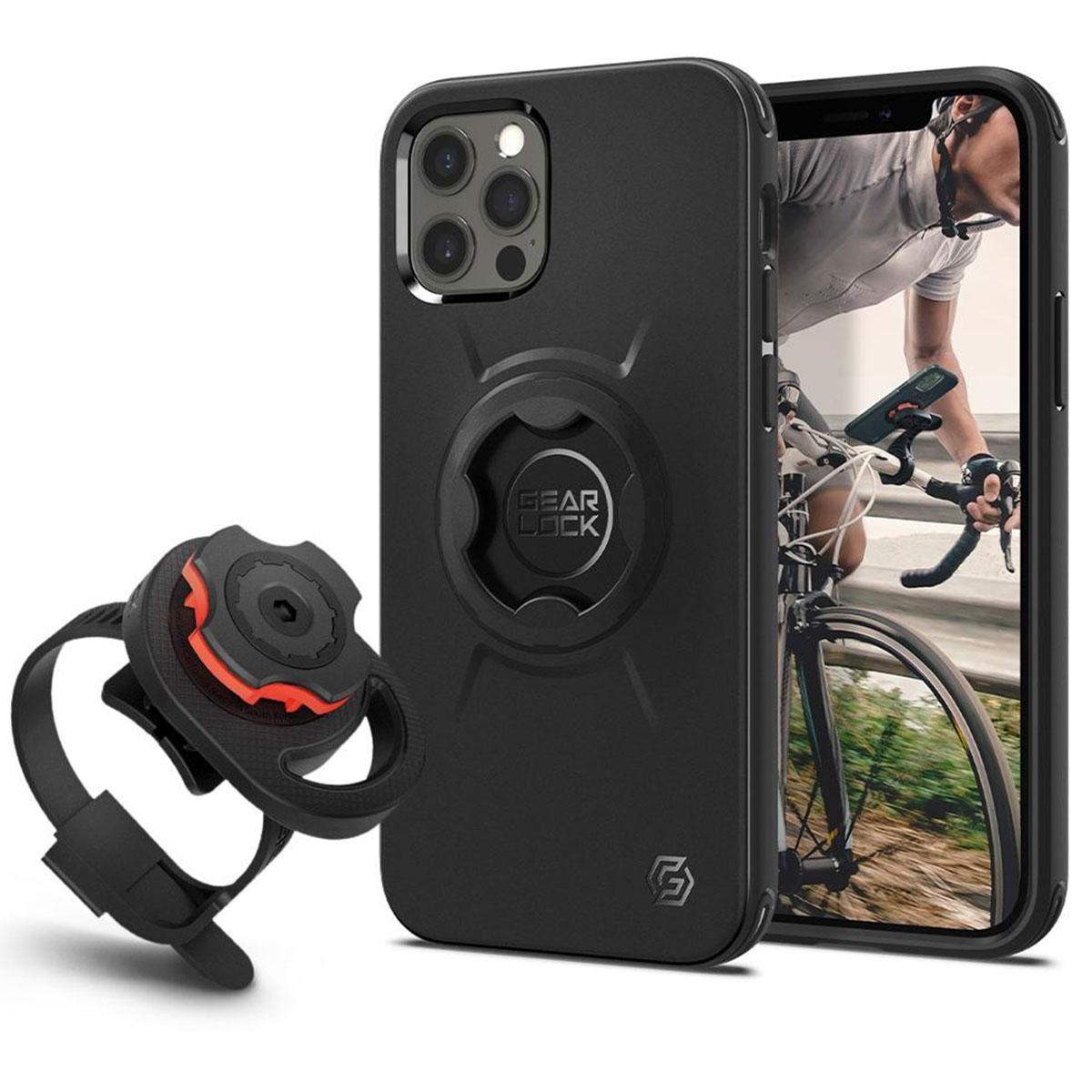 Spigen GearLock Backcover Apple iPhone 12 (Pro) - Zwart - Afbeelding 9