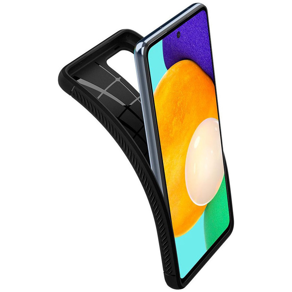 Spigen Rugged Armor Backcover Samsung Galaxy A52(s) (5G/4G) - Zwart - Afbeelding 6