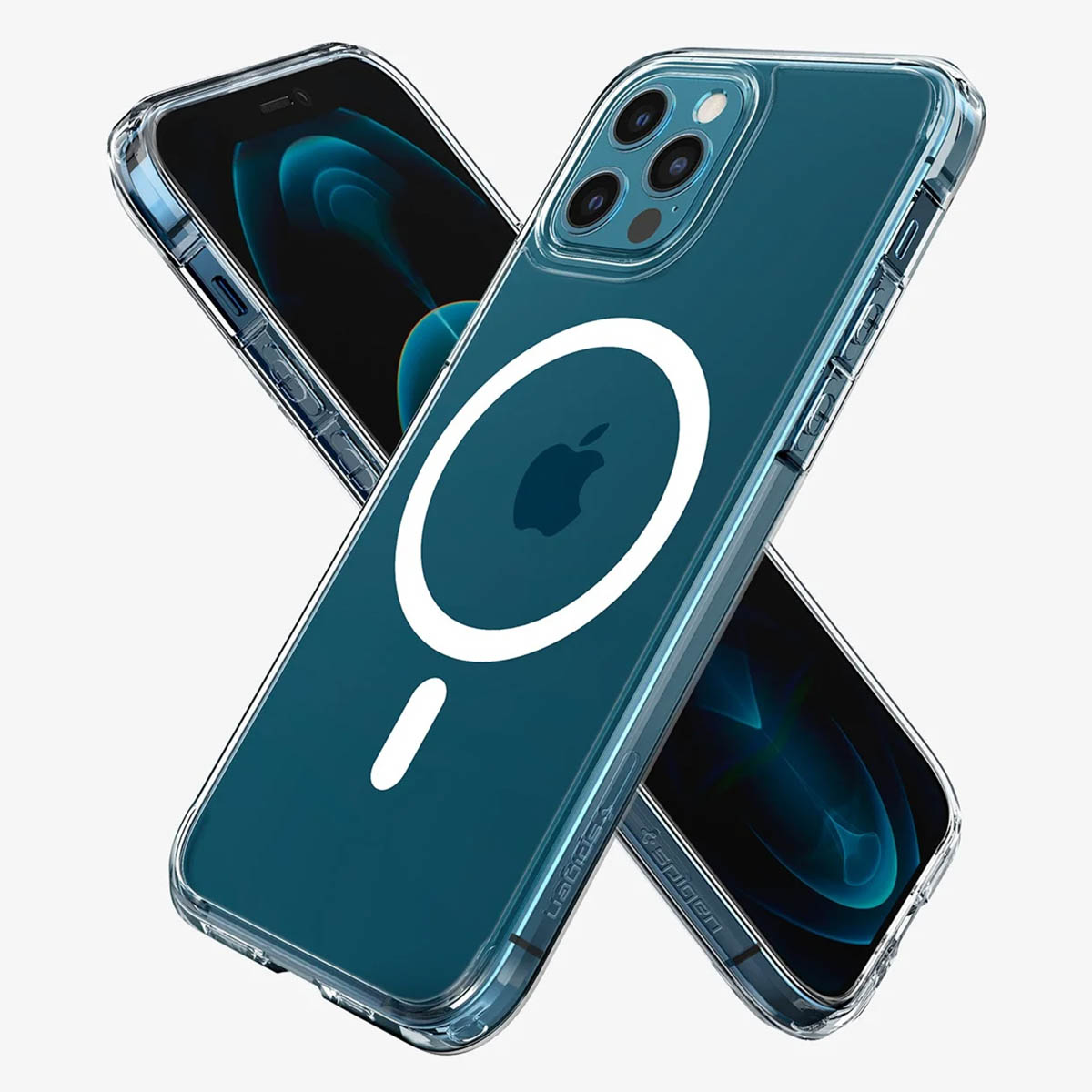 Spigen Ultra Hybrid Backcover MagSafe Apple iPhone 12 (Pro) - White - Afbeelding 3