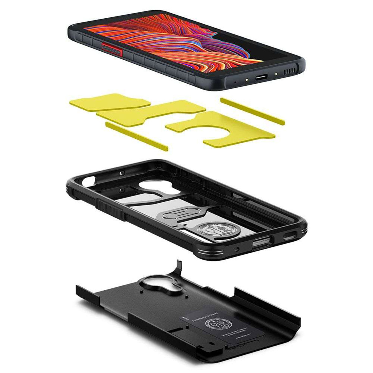 Spigen Tough Armor Backcover Samsung Galaxy Xcover 5 - Zwart - Afbeelding 6