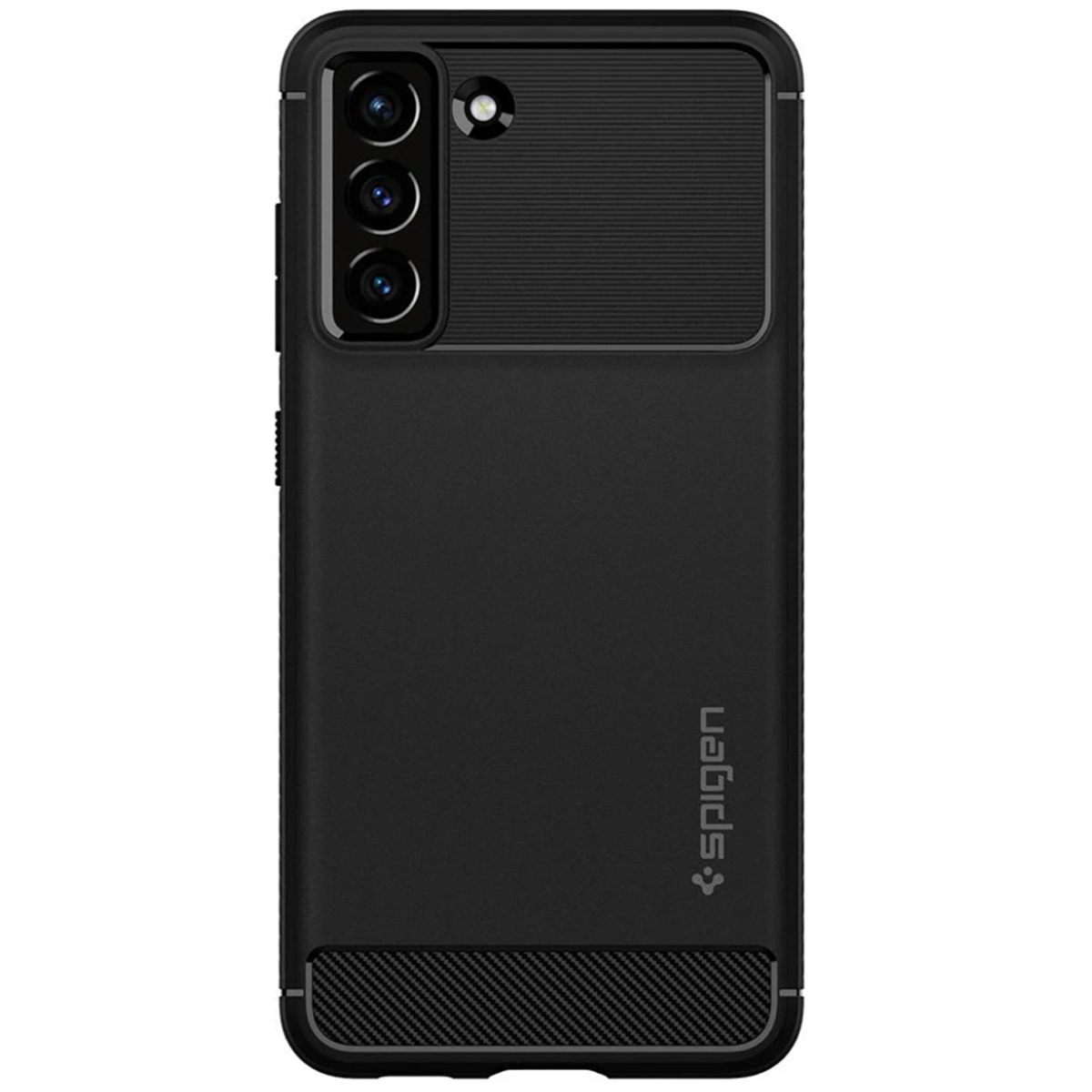 Spigen Rugged Armor Backcover Samsung Galaxy S21 FE - Zwart - Afbeelding 2