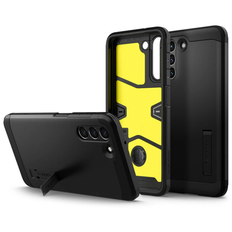 Spigen Tough Armor Backcover Samsung Galaxy S21 FE - Zwart - Afbeelding 4