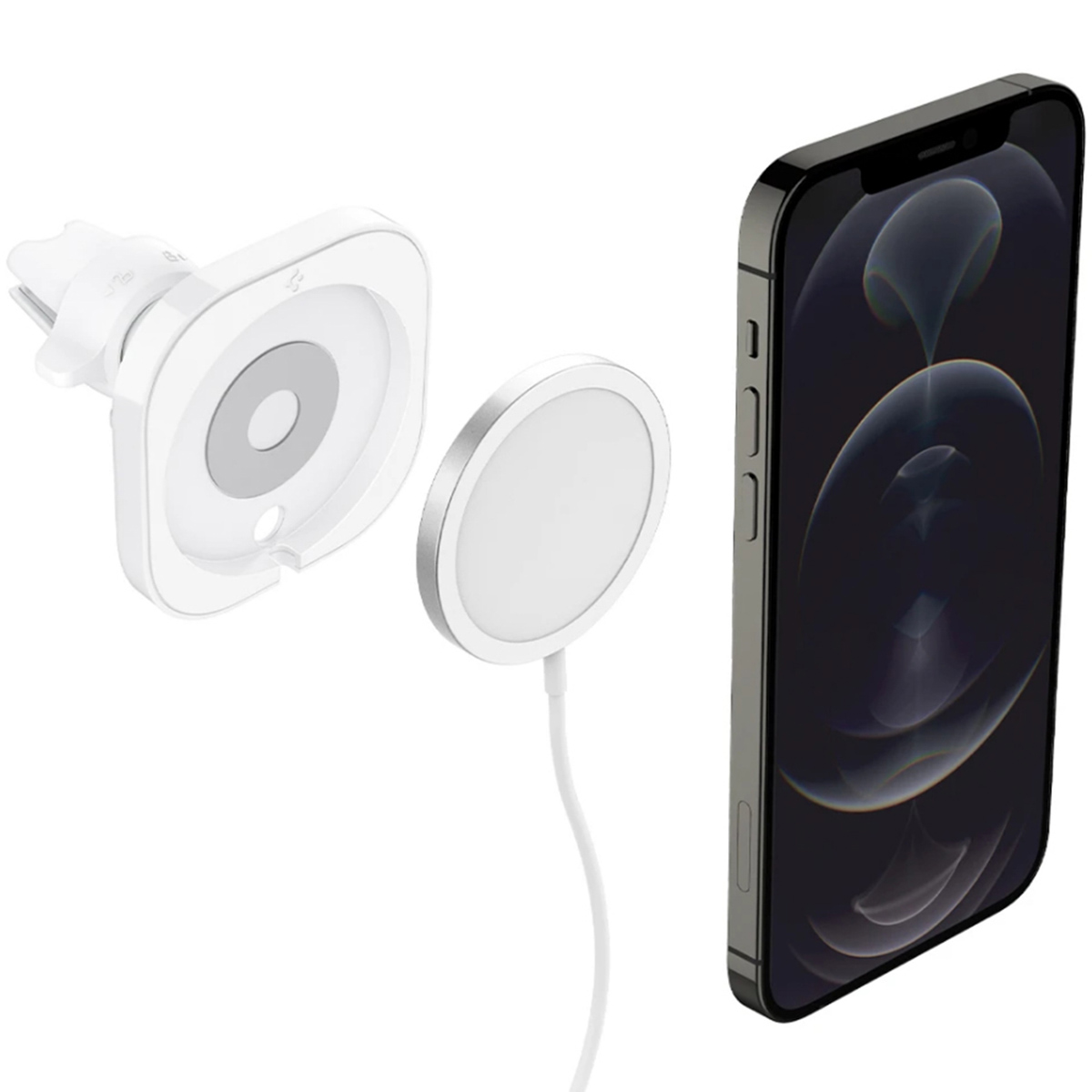 Spigen Car Mount MagFit Car Holder MagSafe - Wit - Afbeelding 6