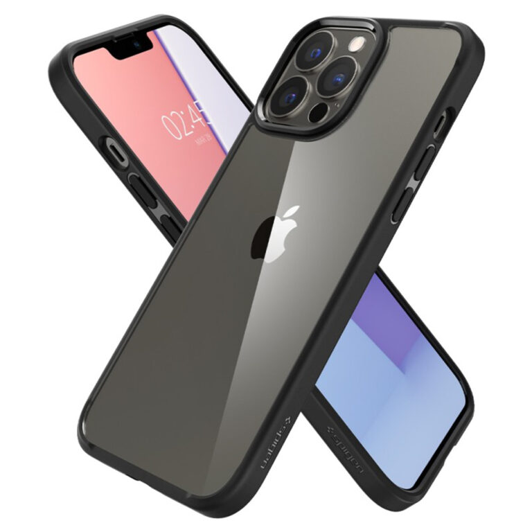 Spigen Ultra Hybrid Backcover Apple iPhone 13 Pro Max - Zwart - Afbeelding 5