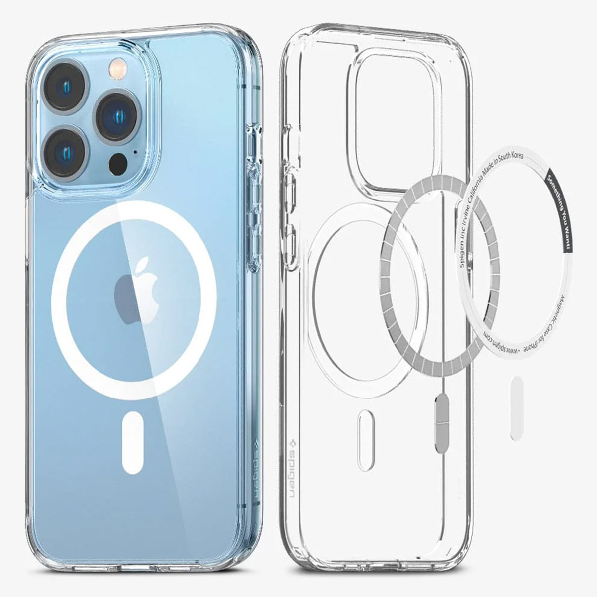 Spigen Ultra Hybrid Backcover MagSafe Apple iPhone 13 Pro - White - Afbeelding 5