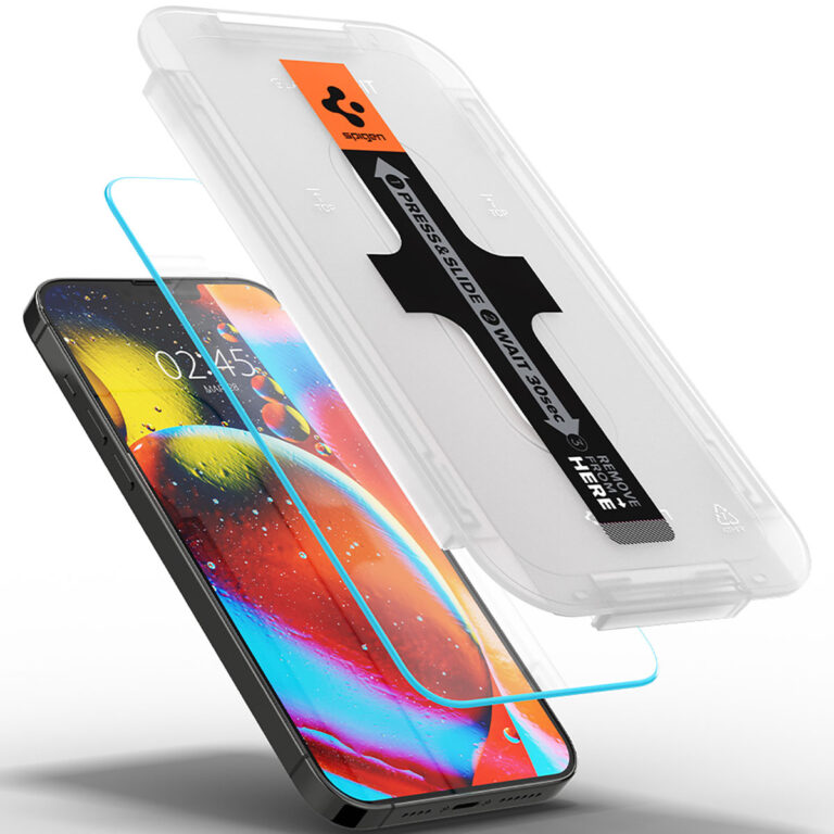 Spigen GLAStR EZ Fit Screenprotector + Applicator 2-pack Apple iPhone 13 Pro Max - Afbeelding 10