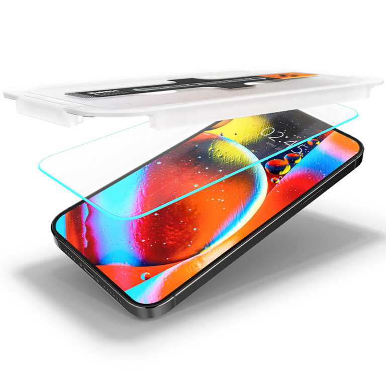 Spigen GLAStR EZ Fit Screenprotector + Applicator 2-pack Apple iPhone 13 Pro Max - Afbeelding 8
