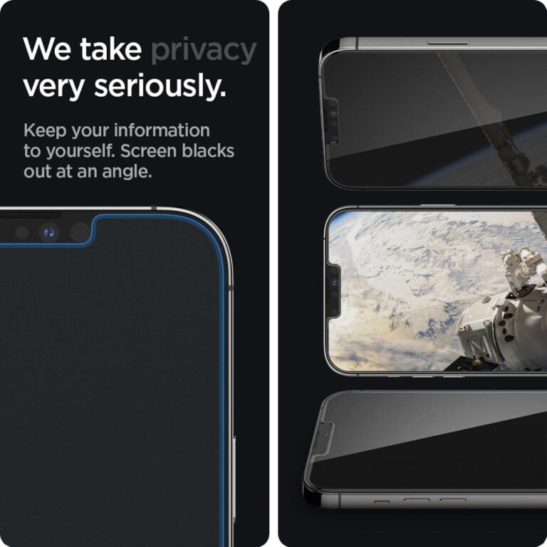 Spigen GLAStR Privacy Screenprotector + Applicator Apple iPhone 13 Pro Max - Afbeelding 7