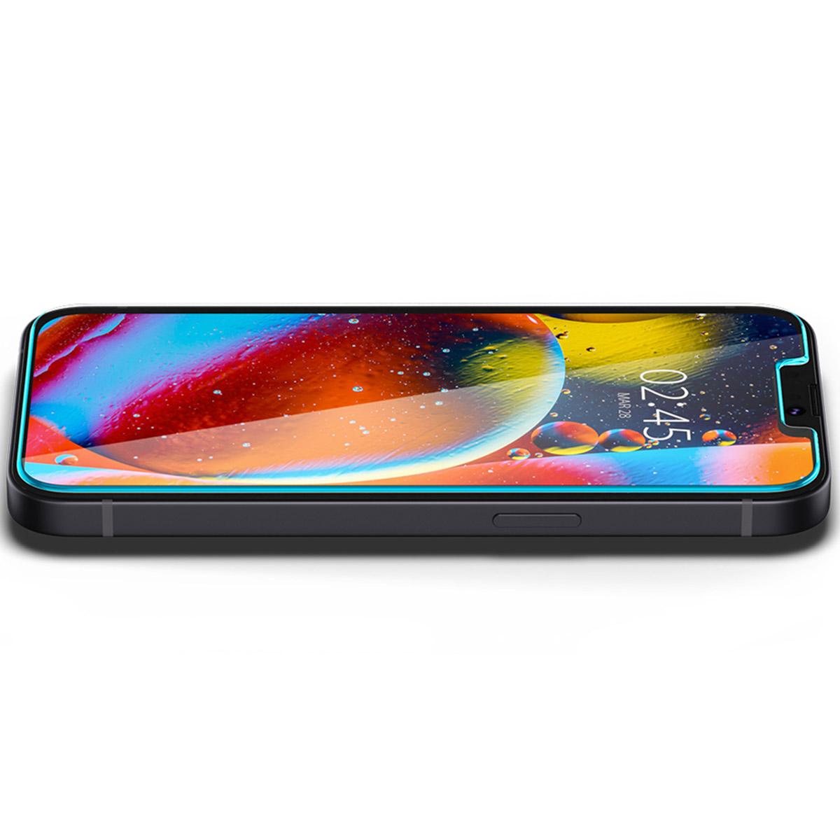 Spigen GLAStR EZ Fit Screenprotector 2 Pack + Applicator Apple iPhone 13 / 13 Pro / 14 / 16e - Afbeelding 9