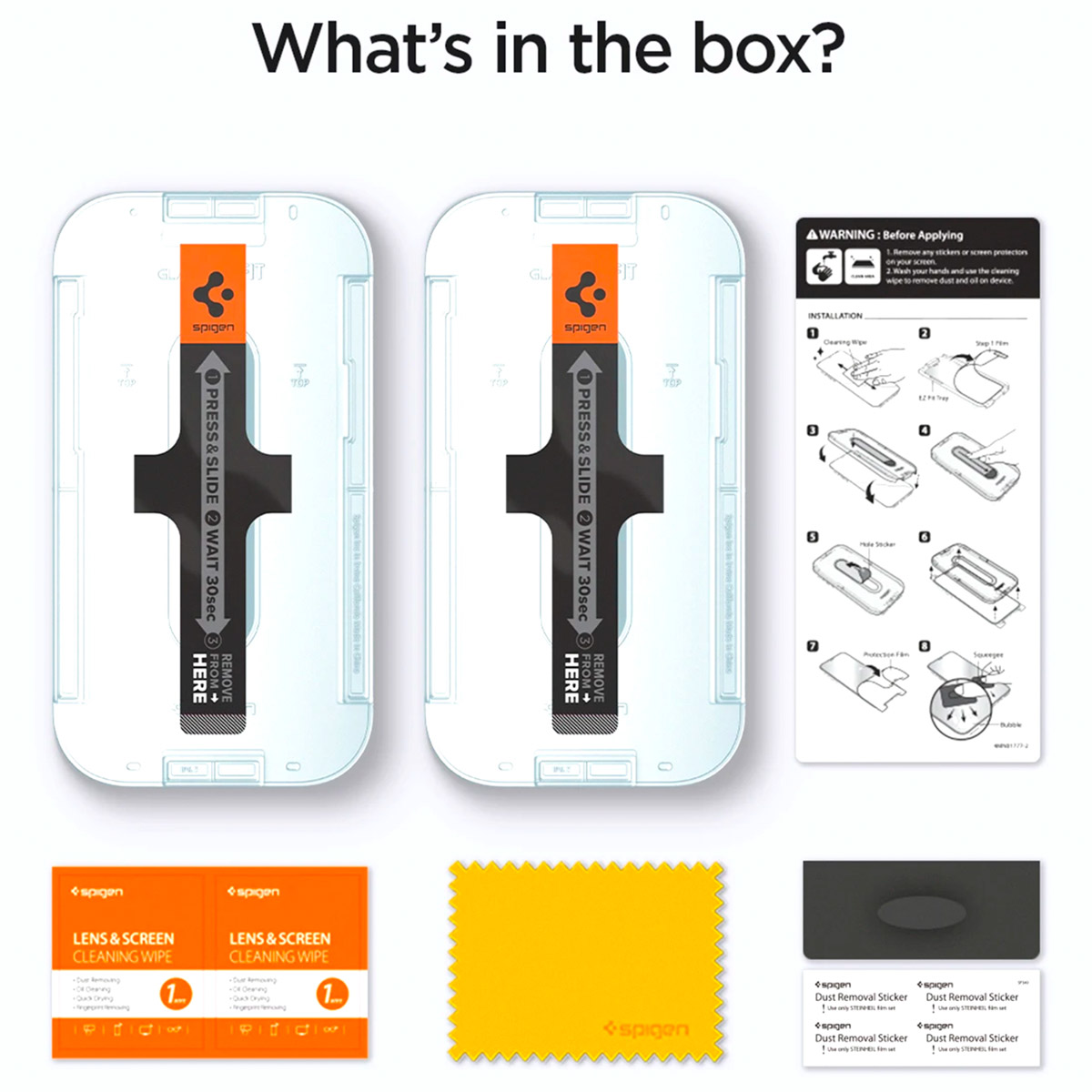 Spigen GLAStR Privacy Screenprotector + Applicator Apple iPhone 13 / 13 Pro - Afbeelding 5