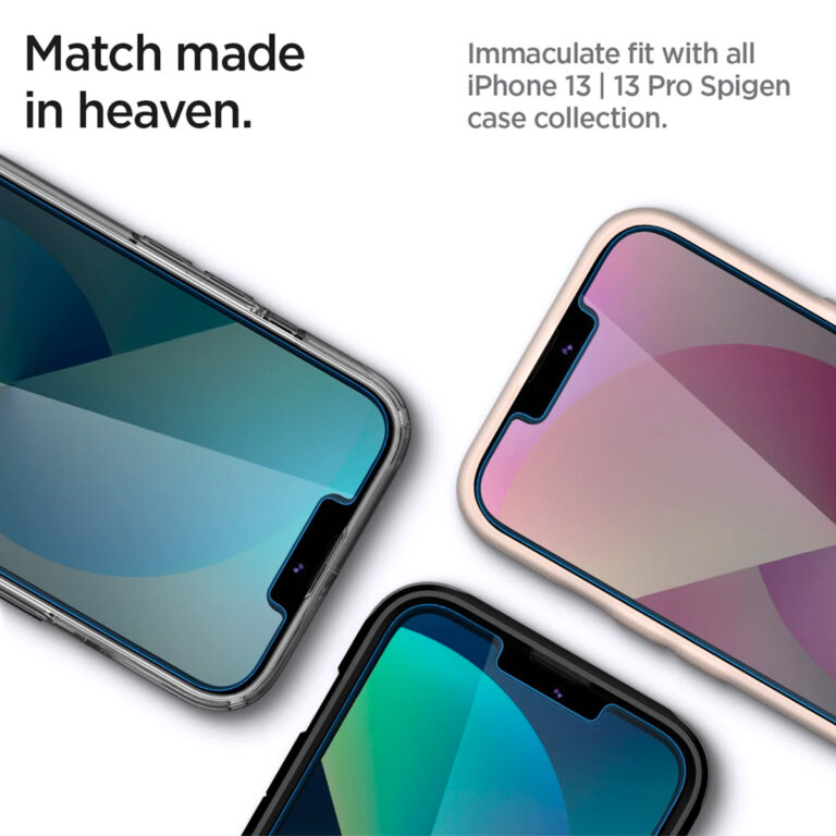 Spigen GLAStR Privacy Screenprotector + Applicator Apple iPhone 13 / 13 Pro - Afbeelding 2