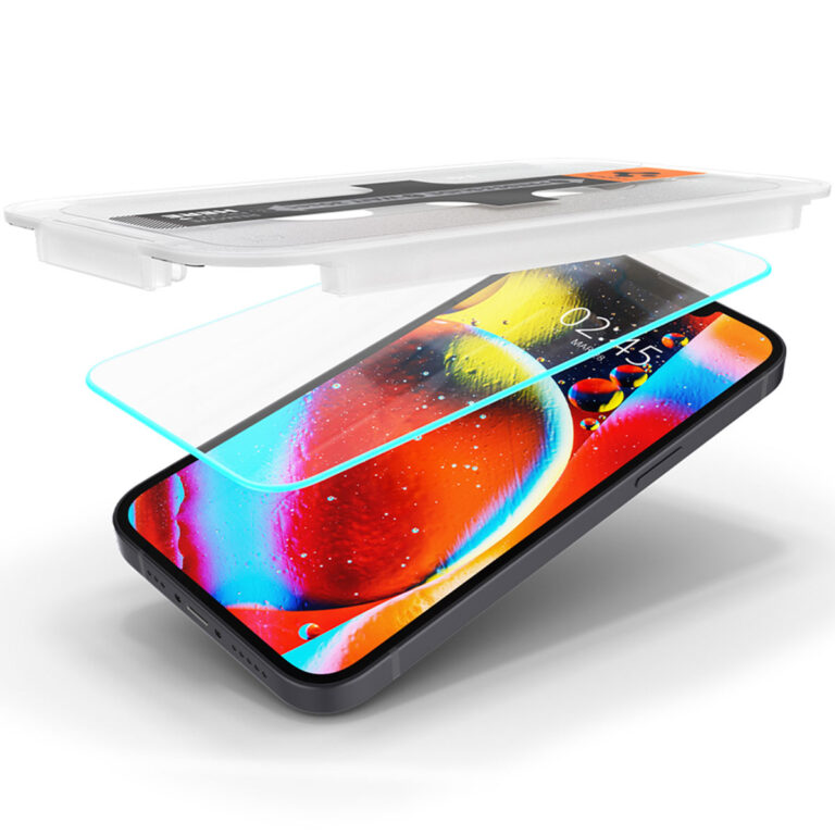 Spigen GLAStR EZ Fit Screenprotector + Applicator 2-pack Apple iPhone 13 Mini - Afbeelding 6