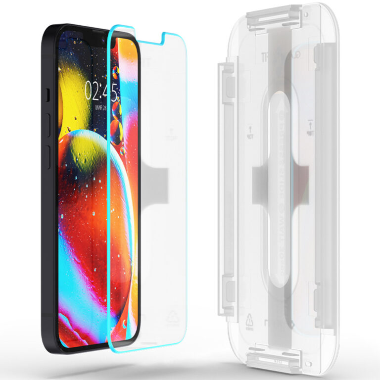 Spigen GLAStR EZ Fit Screenprotector + Applicator 2-pack Apple iPhone 13 Mini - Afbeelding 5