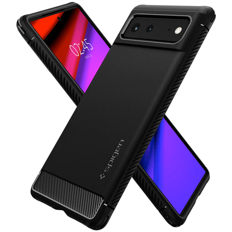 Spigen Rugged Armor Backcover Google Pixel 6 - Zwart - Afbeelding 4