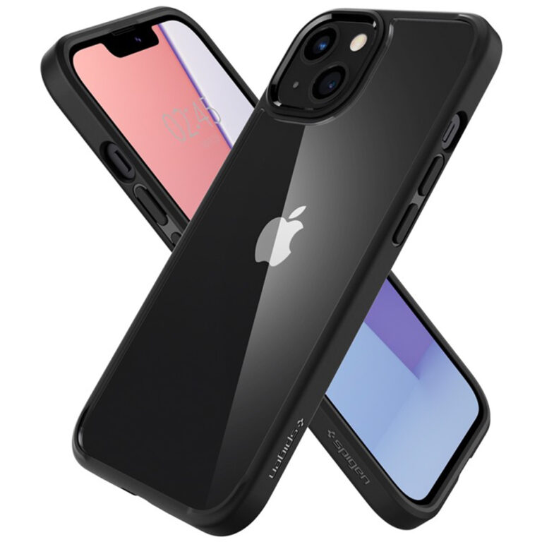 Spigen Ultra Hybrid Backcover Apple iPhone 13 - Zwart - Afbeelding 6