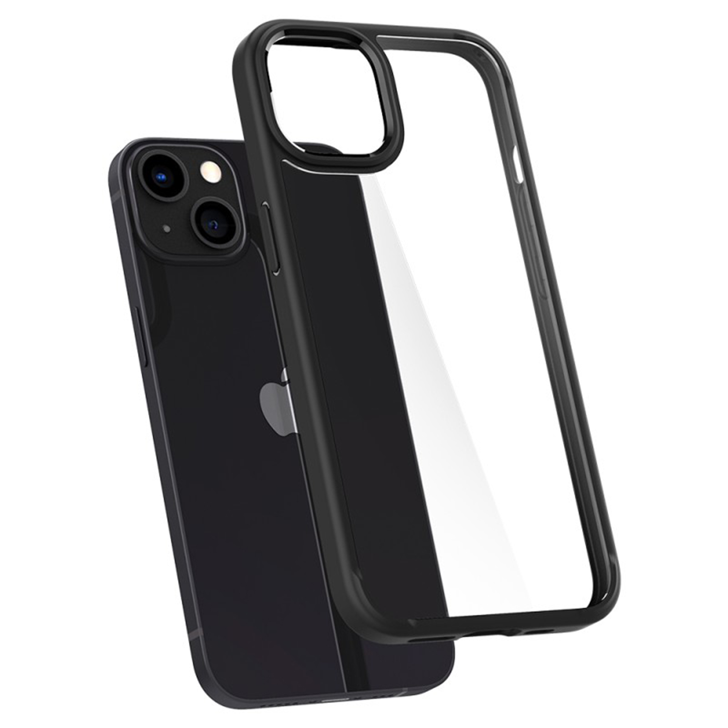Spigen Ultra Hybrid Backcover Apple iPhone 13 - Zwart - Afbeelding 9
