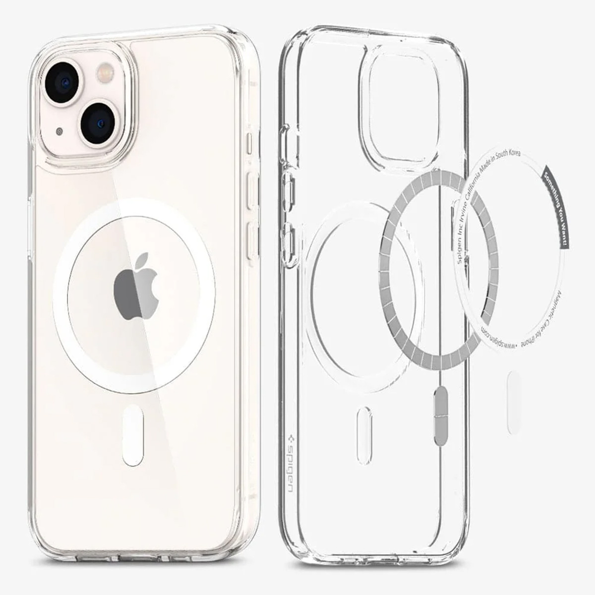 Spigen Ultra Hybrid Backcover MagSafe Apple iPhone 13 - White - Afbeelding 6