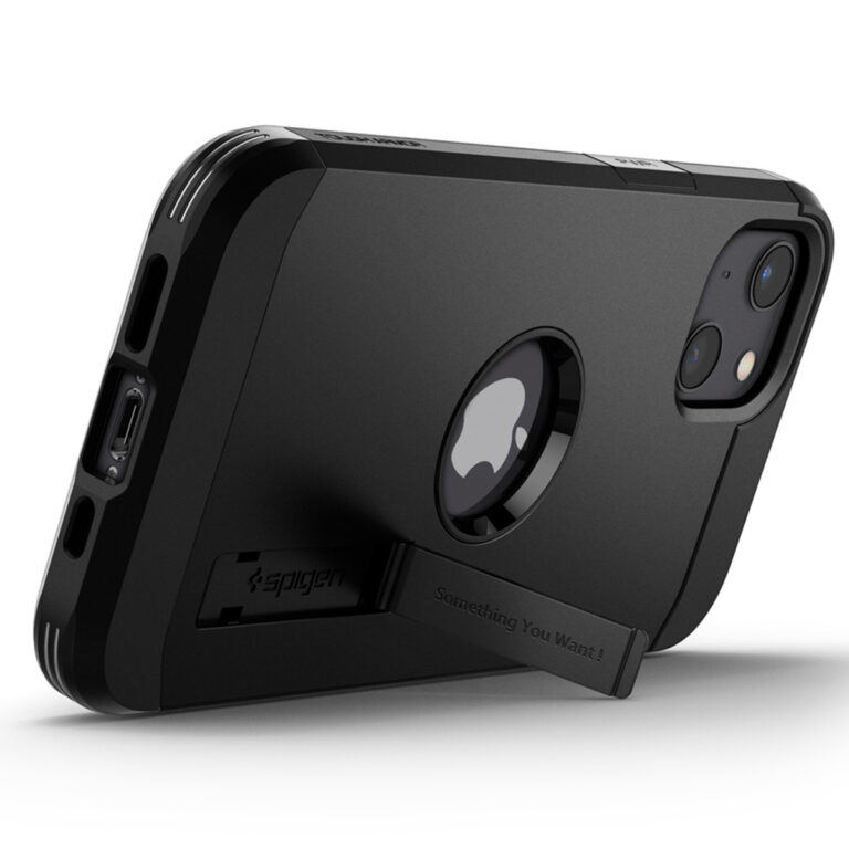 Spigen Tough Armor Backcover Apple iPhone 13 - Zwart - Afbeelding 7