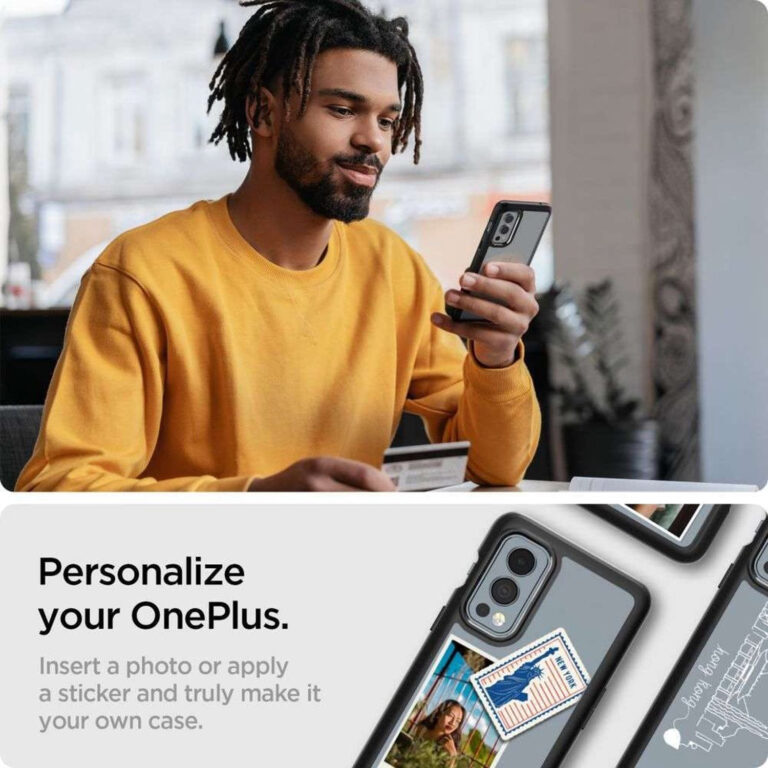 Spigen Ultra Hybrid Backcover OnePlus Nord 2 - Zwart - Afbeelding 9