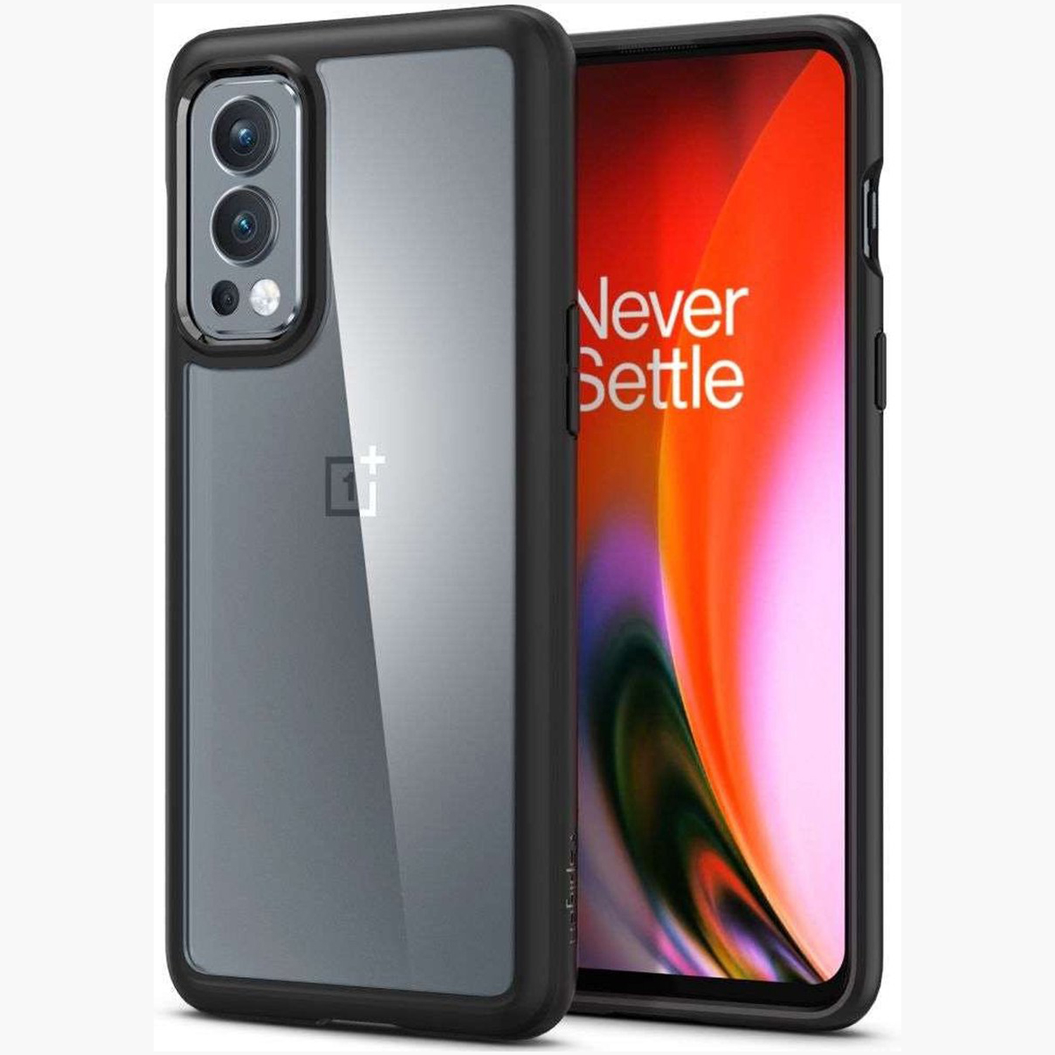 Spigen Ultra Hybrid Backcover OnePlus Nord 2 - Zwart - Afbeelding 3